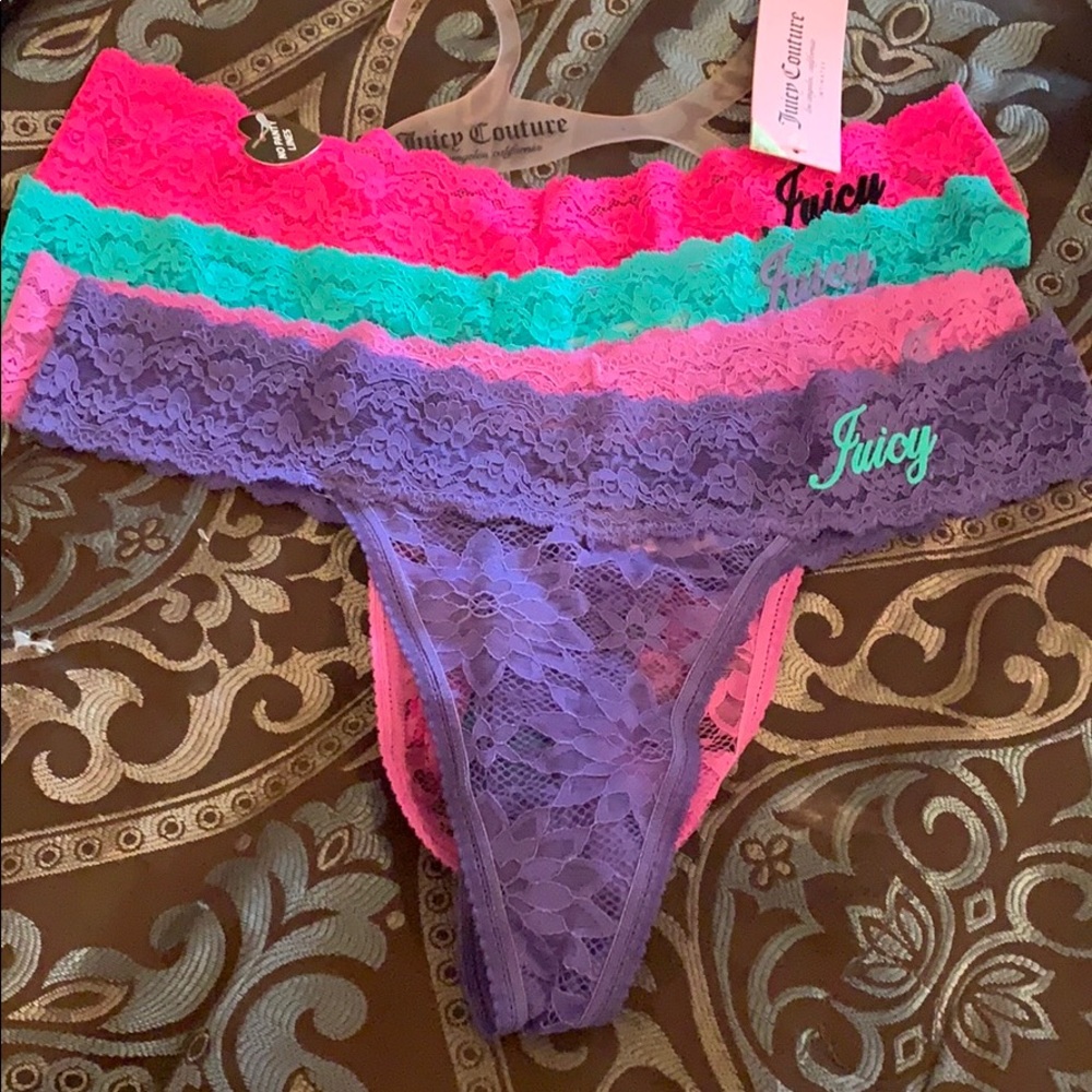 Set of Juicy Couture Thongs NWT